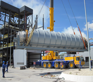 pyrolysis plant construction