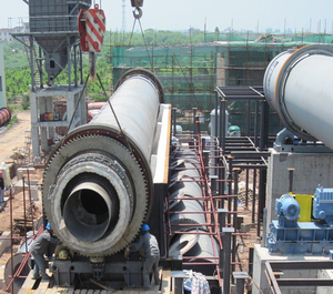 pyrolysis plant contsruction